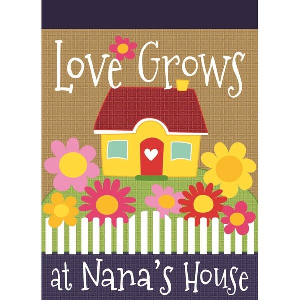 Magnolia Garden Flags 13 x 18 in Nanas House Burlap Garden Flag M010030